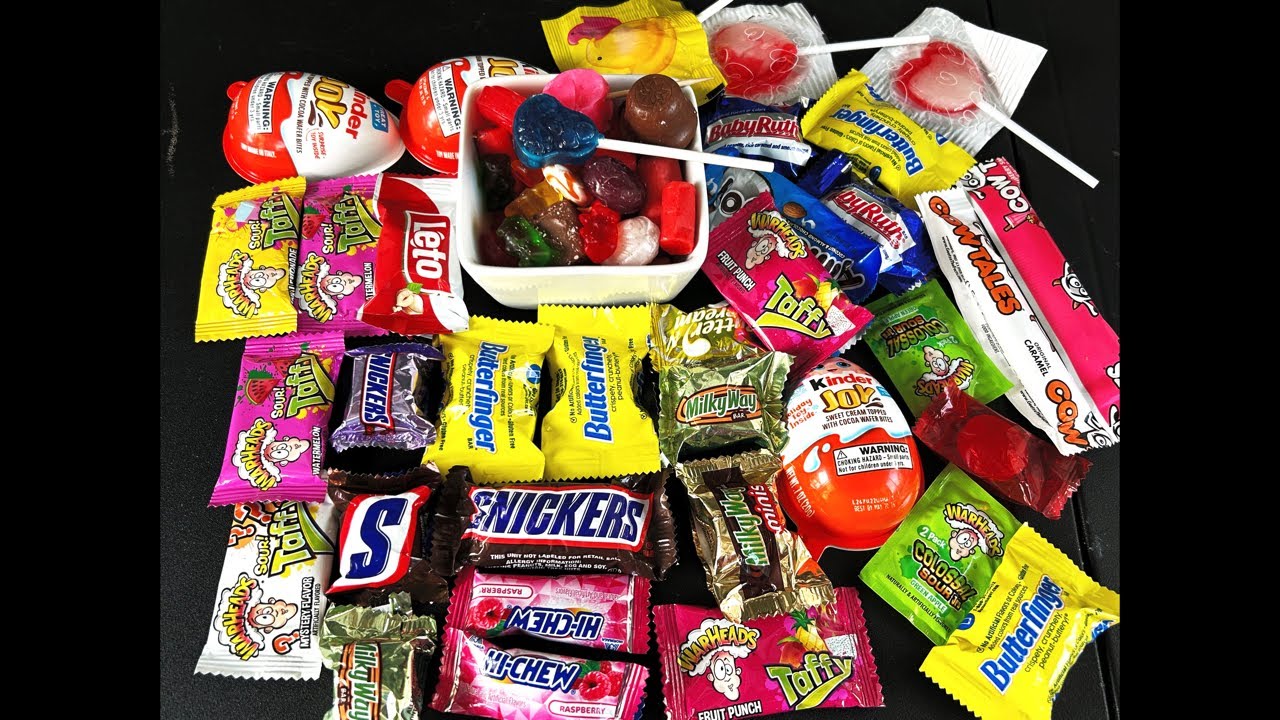 Beautiful candy and chocolate video