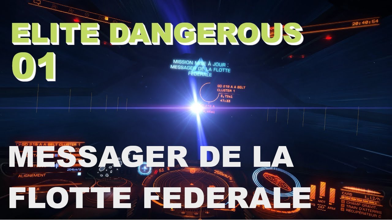 ELITE DANGEROUS Messager de la Flotte Fédérale