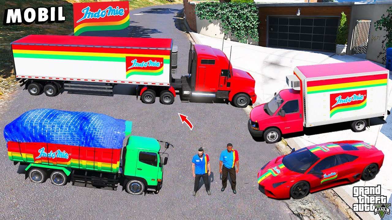MANTAPP !! Aku Berhasil Koleksi SEMUA MOBIL INDOMIE TERKEREN di GTA5 !! Indomie Seleraku !