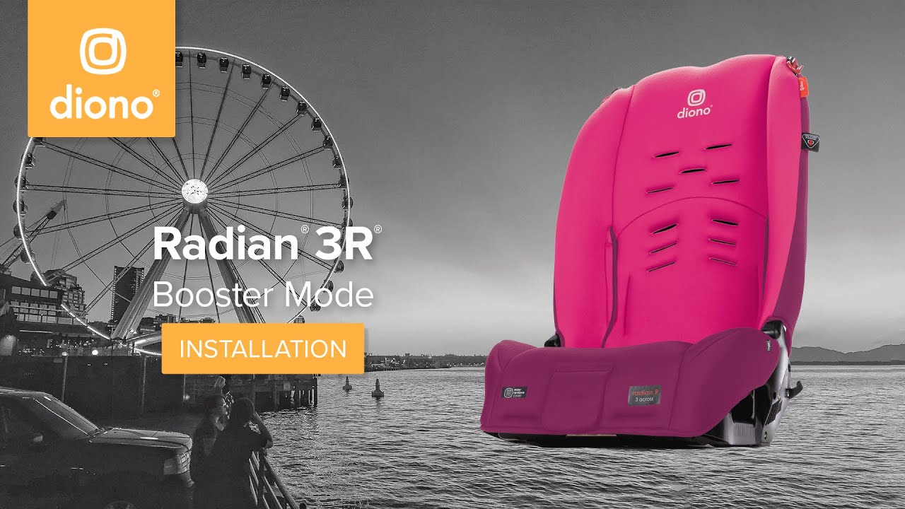 Diono&reg; Radian&reg; 3R&reg; | All-in-One Convertible Car Seat | Booster Mode Installation | 2018-Present
