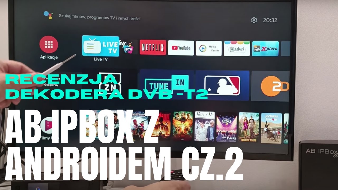 AB IPBOX z Androidem - czy to najlepszy tuner 4K DVB-T2 /S2X z Androidem i pilotem Bluetooth? - cz.2