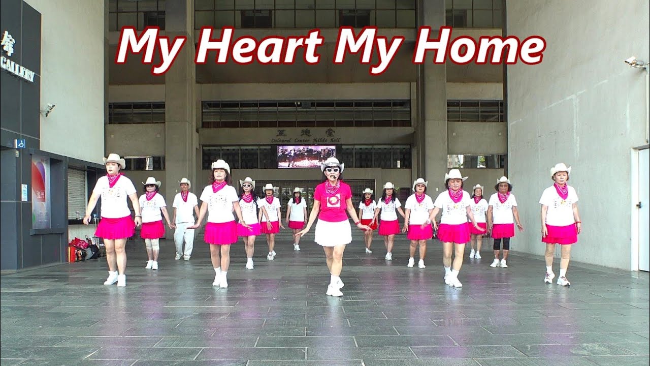 My Heart My Home│Line Dance by Heather Barton & Alexis Strong│Demo & Walk Through║我心所屬│排舞│含導跳║4K