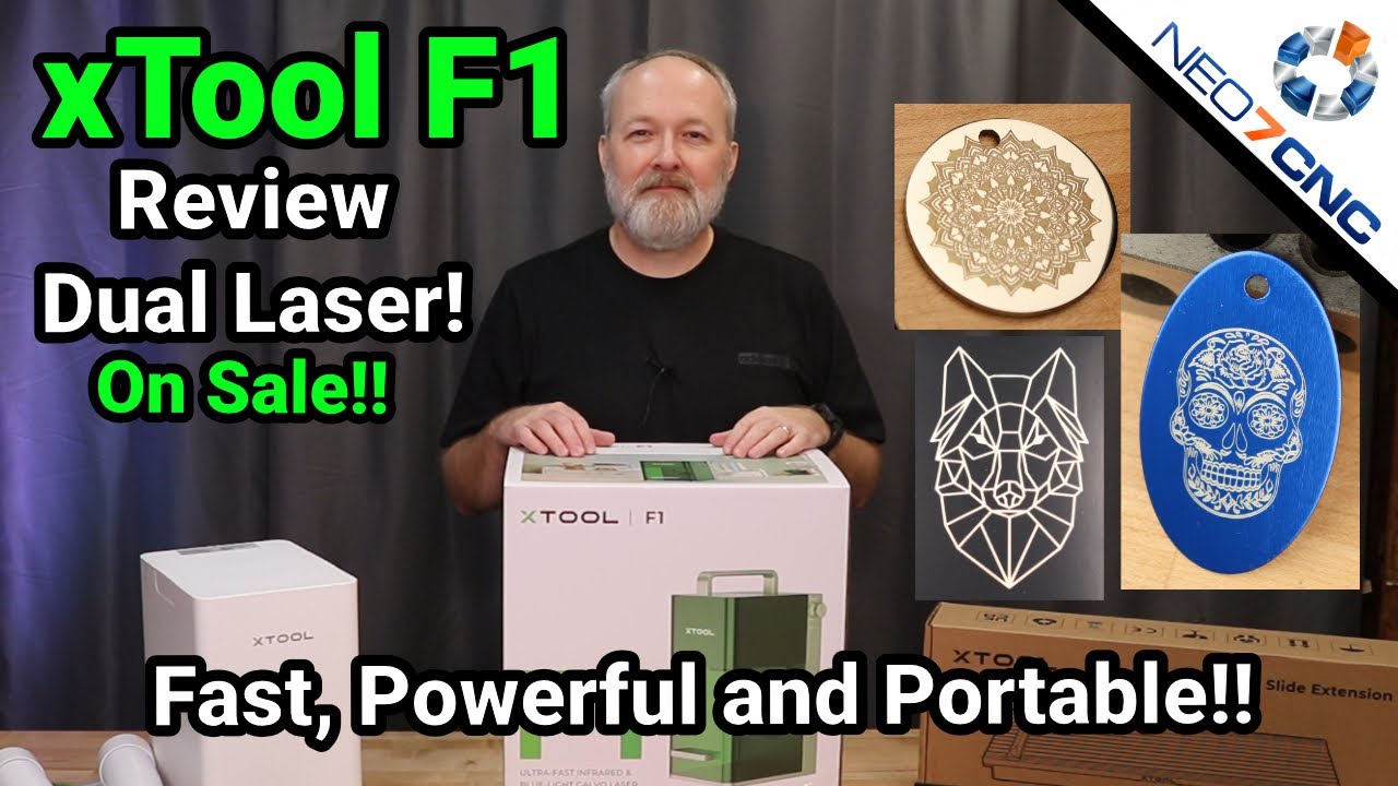 Fast, Powerful and Portable - The xTool F1 Dual Laser - Laser Engraver
