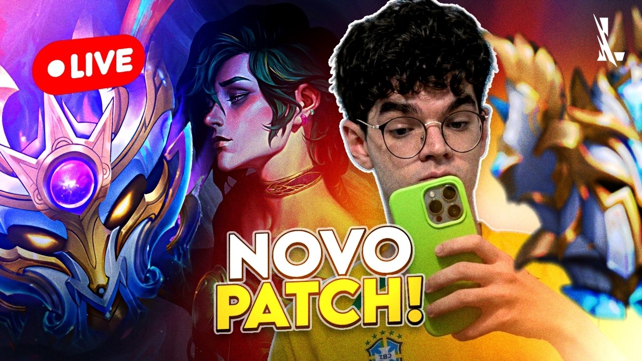 &Eacute; HOJE AS 21:00 - HWEI E ITENS NOVOS - PATCH NOVO - LENDA/MONARCA - WILD RIFT AO VIVO - #WRPP