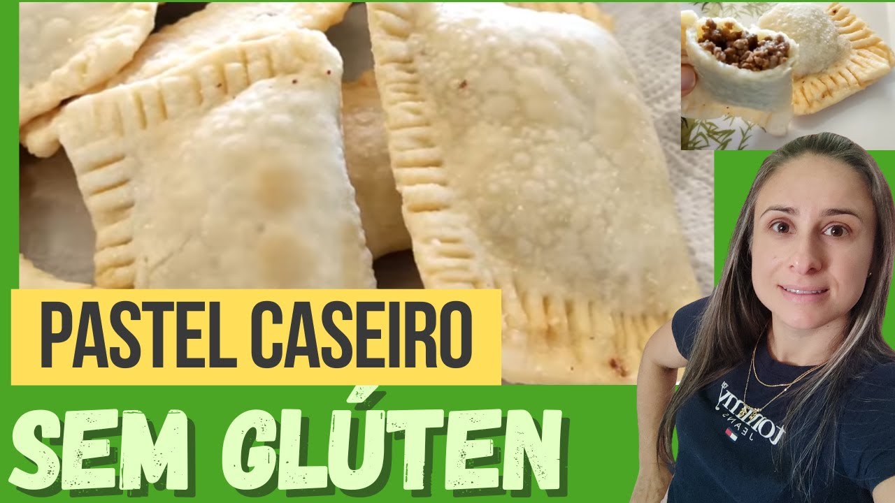Pastel de massa caseira sem glúten