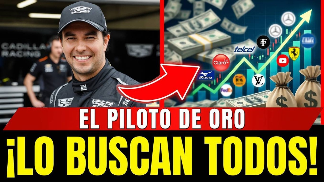🚨 CHECO P&Eacute;REZ ES EL PILOTO M&Aacute;S SOLICITADO POR LAS MARCAS&hellip; Y LOS MILLONES LO CONFIRMAN