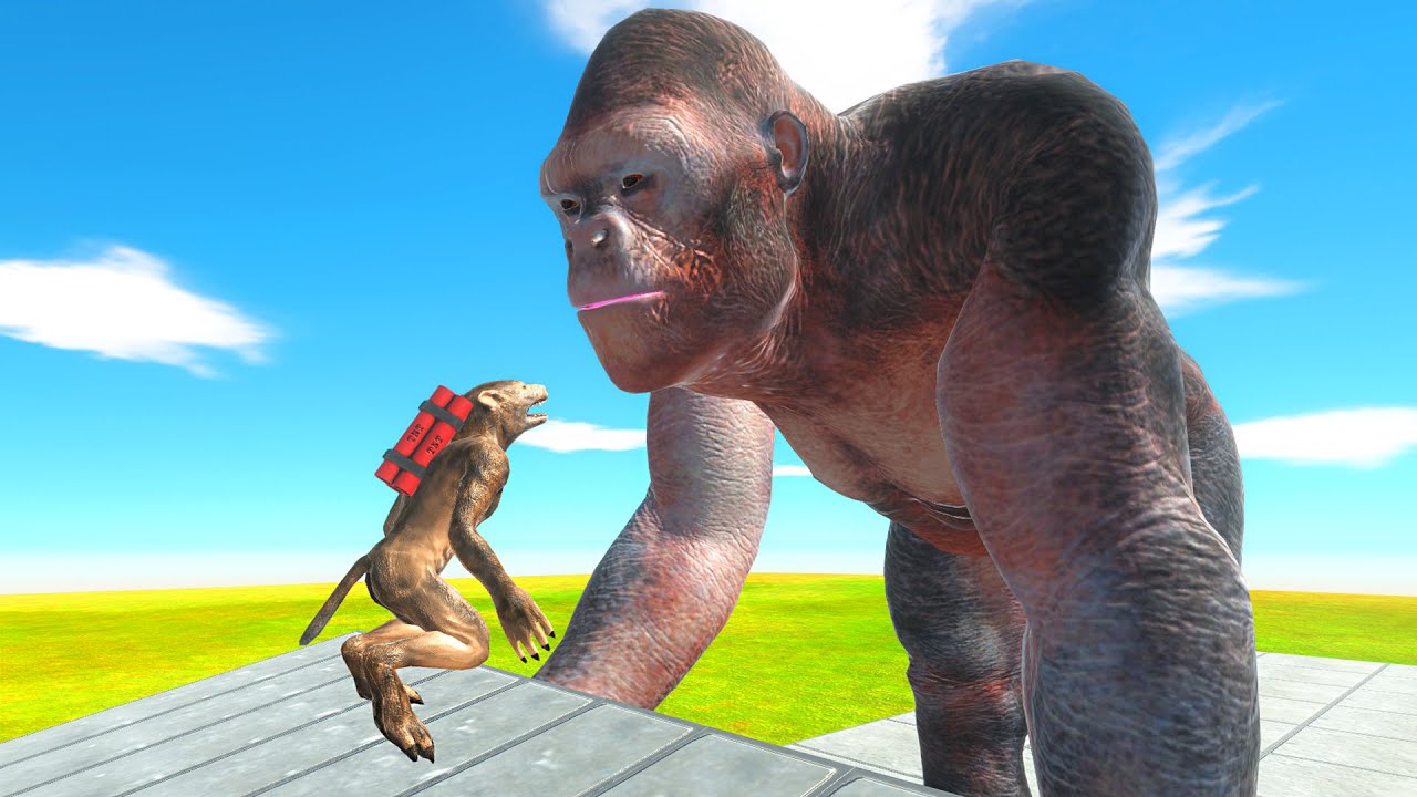 Dynamite Werewolf vs Giant Units - Animal Revolt Battle Simulator