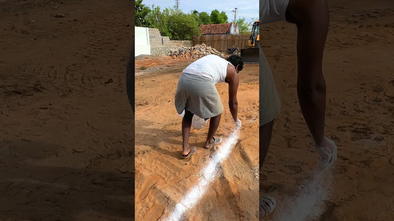 excellent! House Foundation Marking#design#shorts
