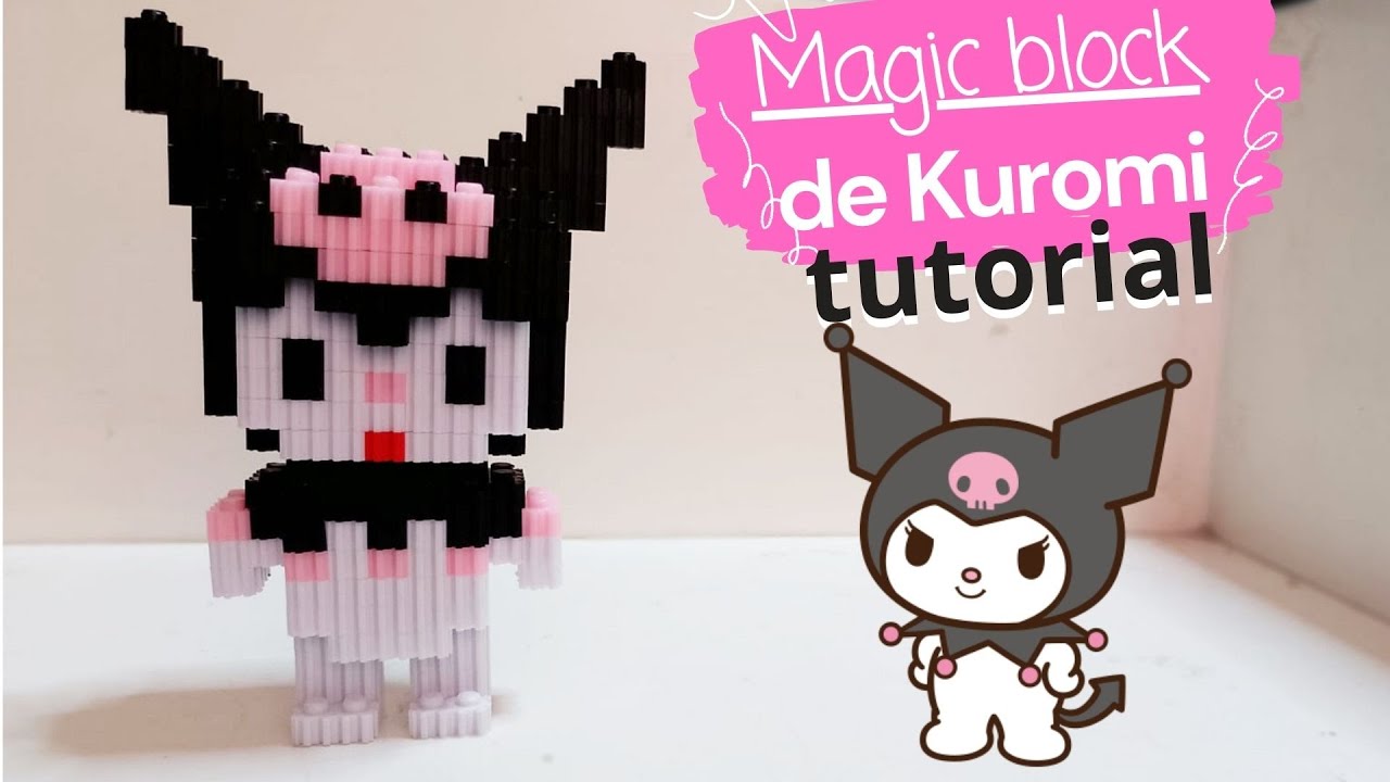 Como construir a Kuromi tutorial | Magic Block instrucciones #sanrio #hellokittyandfriends