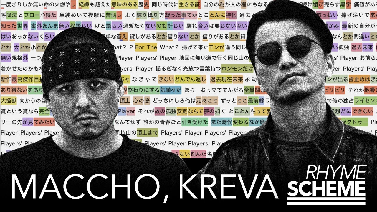OZROSAURUS / Players' Player feat. KREVA (2023) | Japanese Hiphop Rhyme Scheme