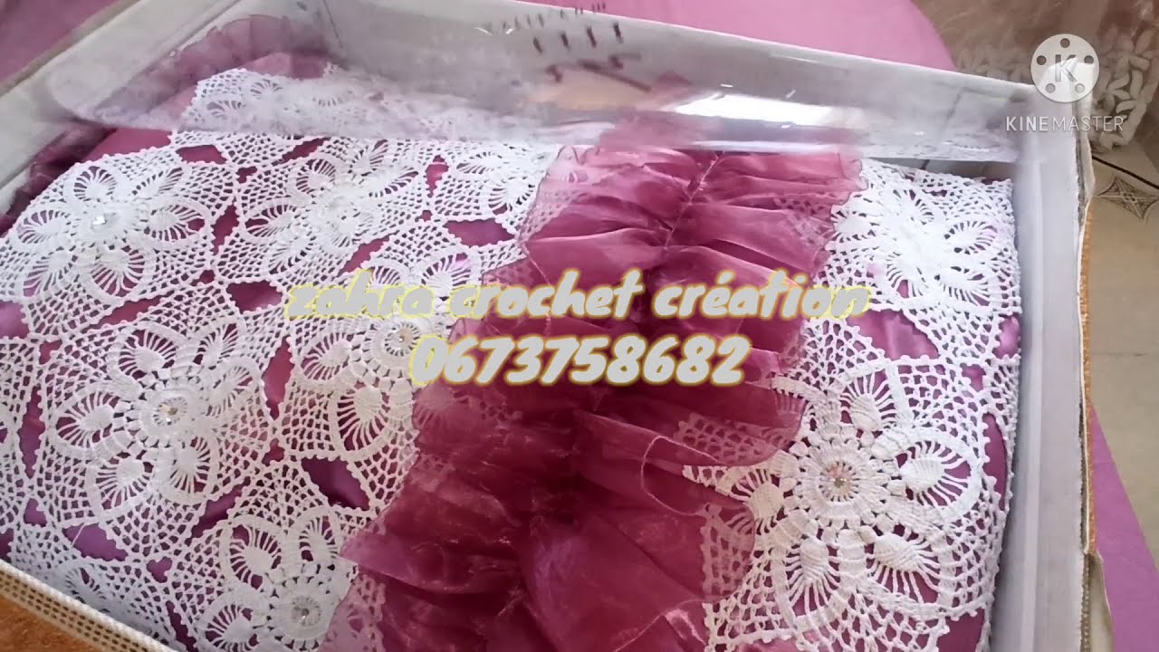 كوفرولي يهبل بلكروشي بانامل جزايريه🇩🇿couvrelit  au crochet بعد الغيبه رجعتلكم بتشكيله 2021