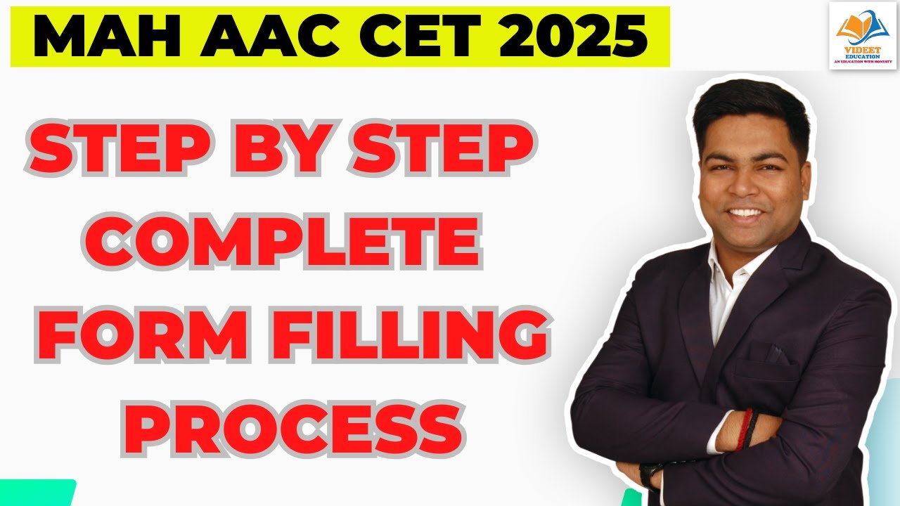 MAH AAC CET 2025 I STEP BY STEP COMPLETE FORM FILLING PROCESS.