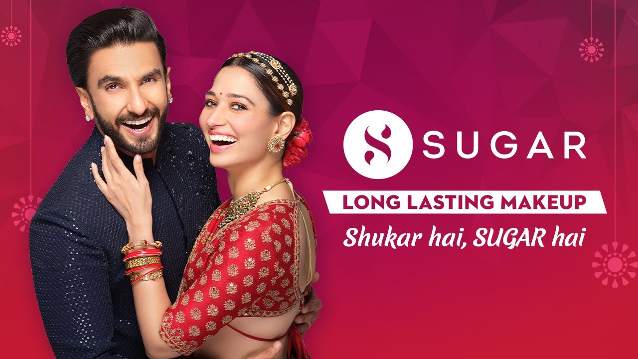 SUGAR's New TV Commercial ft. Ranveer & Tamannaah | In Hindi | #ShukarHaiSUGARHai | SUGAR Cosmetics