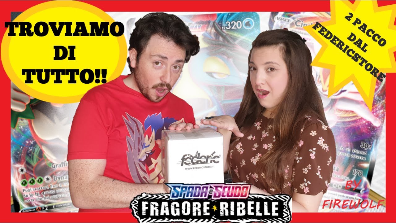 NUOVO PACCO DAL FEDERICSTORE - UNA FULLART DA PAURA DI FRAGORE RIBELLE