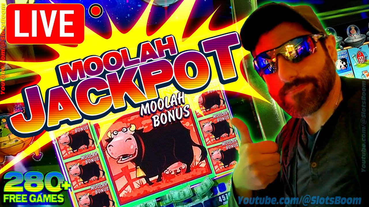 JACKPOT LIVE!!! 200 FREE GAMES HANDPAY! MOOLAH BONUS INVADERS ATTACK FROM THE PLANET MOOLAH SLOTS