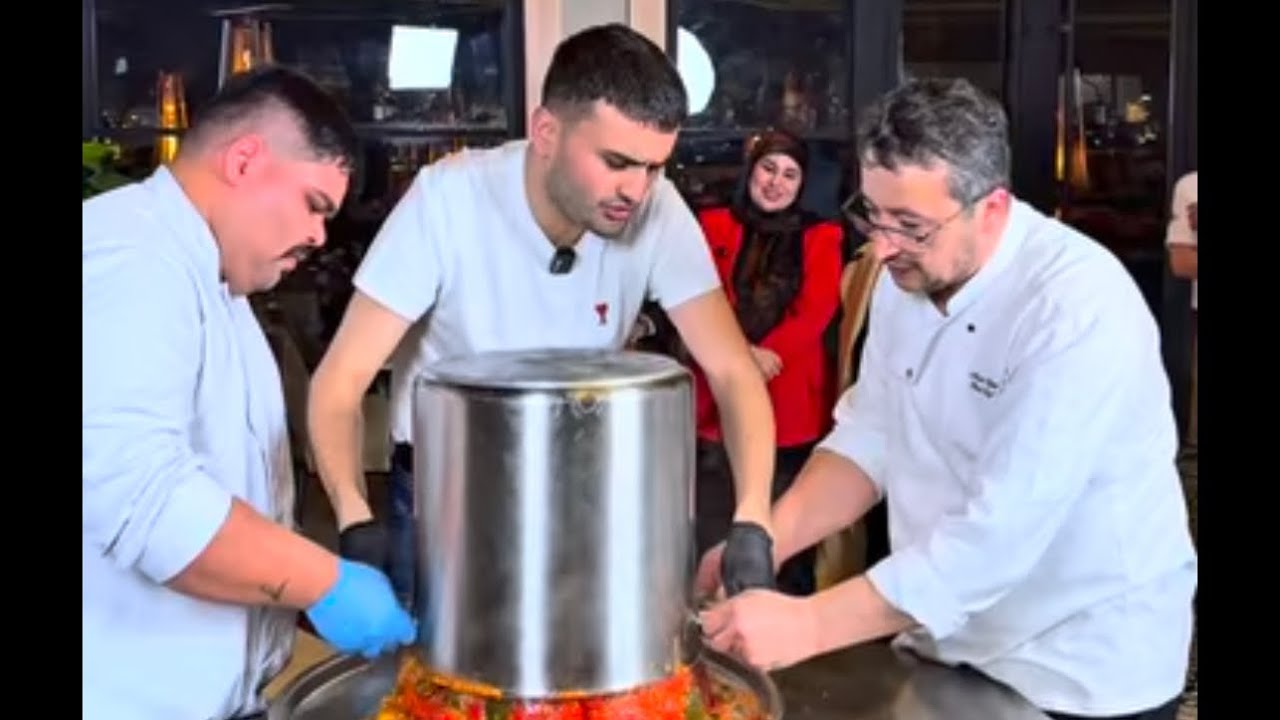 #اليوم الفيديو  بي ثلاث وصفات  شيف بوراك @CznBurak دولمه بغداديه ودلمه تركمانيه 