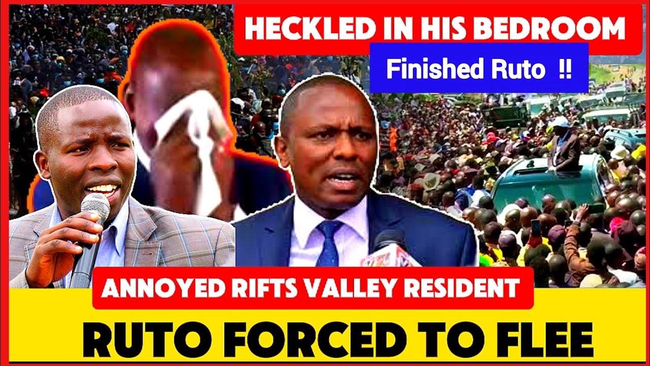 ANNOYED RIFT VALLEY RESIDENTS FORCES RUTO'S SPEECH TO END TOGETHER WITH HIS MPS AFTER HECKLING THEM!