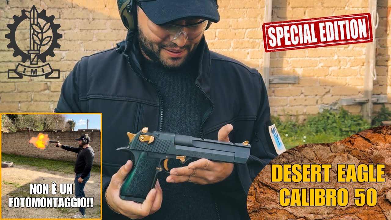 SPECIALE: Desert Eagle calibro 50 AE + Prova a fuoco + TEST DISTRUZIONE!!
