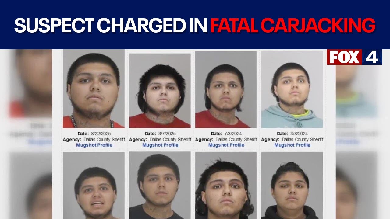 Suspect arrested and charged in fatal Dallas carjacking