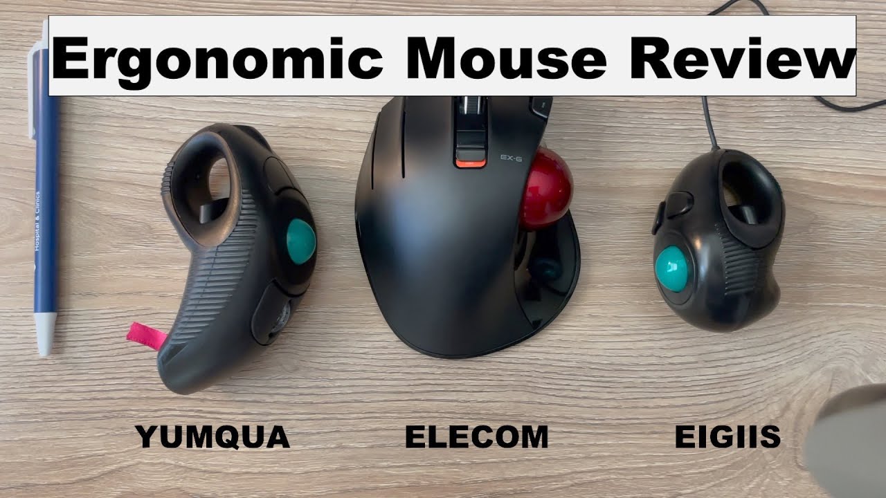 Best Ergonomic Mouse! &ndash; Review of the YUMQUA Y 10L Handheld Wireless Laser Pointer Trackball Mouse