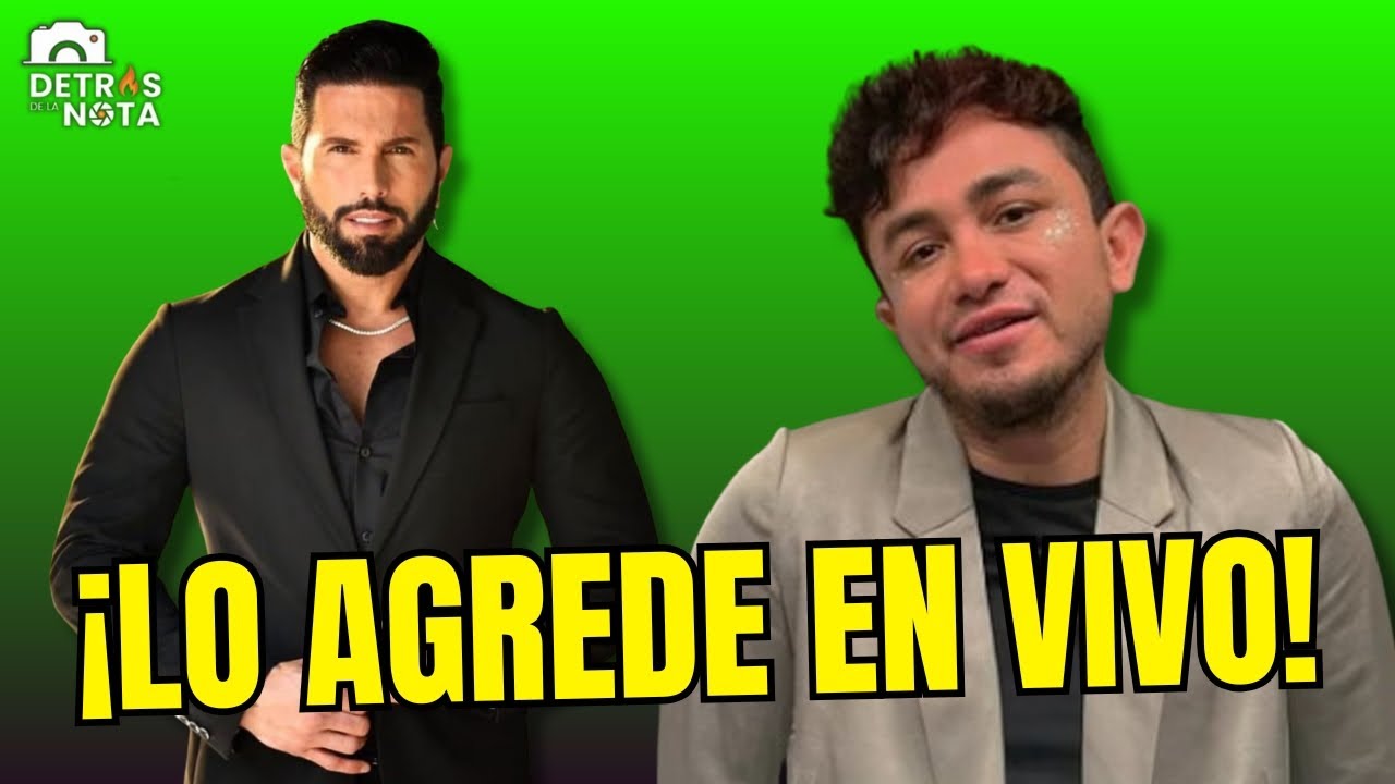 PONCHO DE NIGRIS AGREDE AL REPORTERO GABRIEL CUEVAS EN SU EVENTO