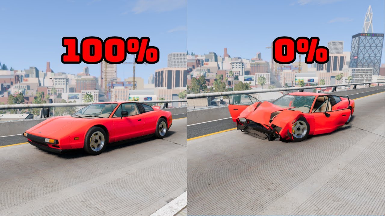 Realistic Car Crashes & Total Destruction #2 - BeamNG.drive
