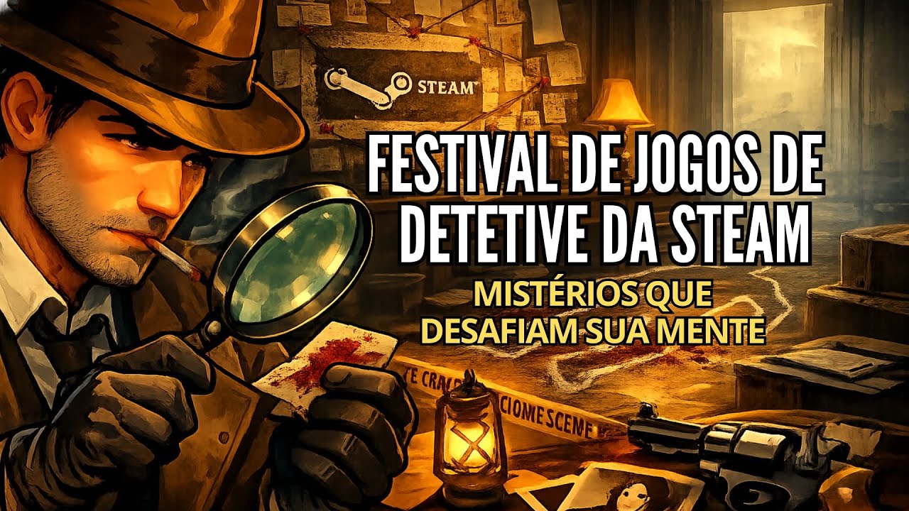 Festival de Jogos de Detetive da Steam 🕵️‍♂️ | Promoção de Jogos que Vale a pena jogar