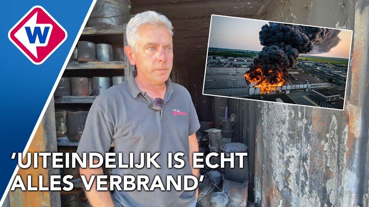 Megabrand in Ter Aar verwoestte bedrijf van Edwin volledig