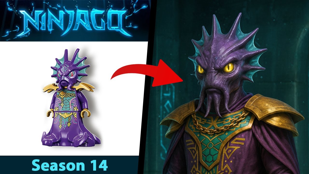 What if LEGO NINJAGO Season 14: Seabound Characters were REAL