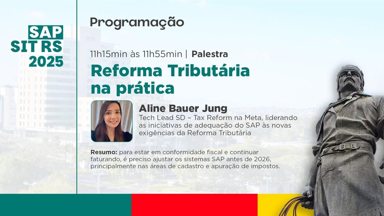 #SITRS2025 ReformaTrib META Aline Bauer