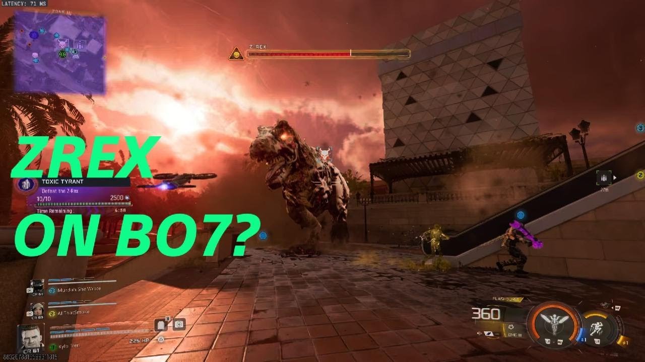 BEATING THE Z REX BOSS FIGHT.. ON BO7