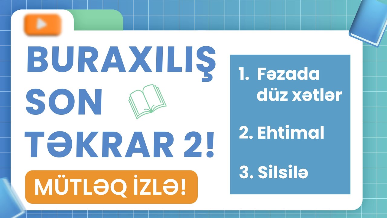 Buraxılış Son Tekrar Canlı-2 Başladıq 100% üçün
