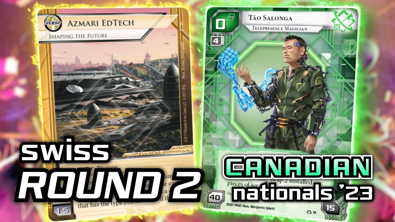 Netrunner Canadian Nationals 2023: Swiss Round 2 - Android: Netrunner