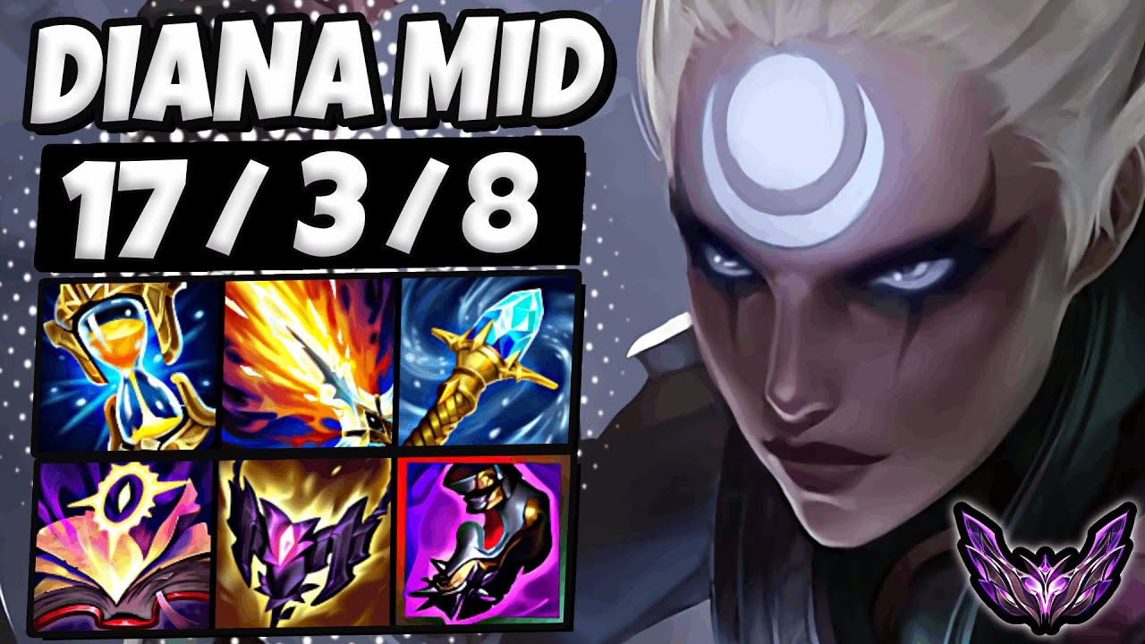 Diana vs Akali [ MID ] Lol Korea Master Patch 25.5 ✅