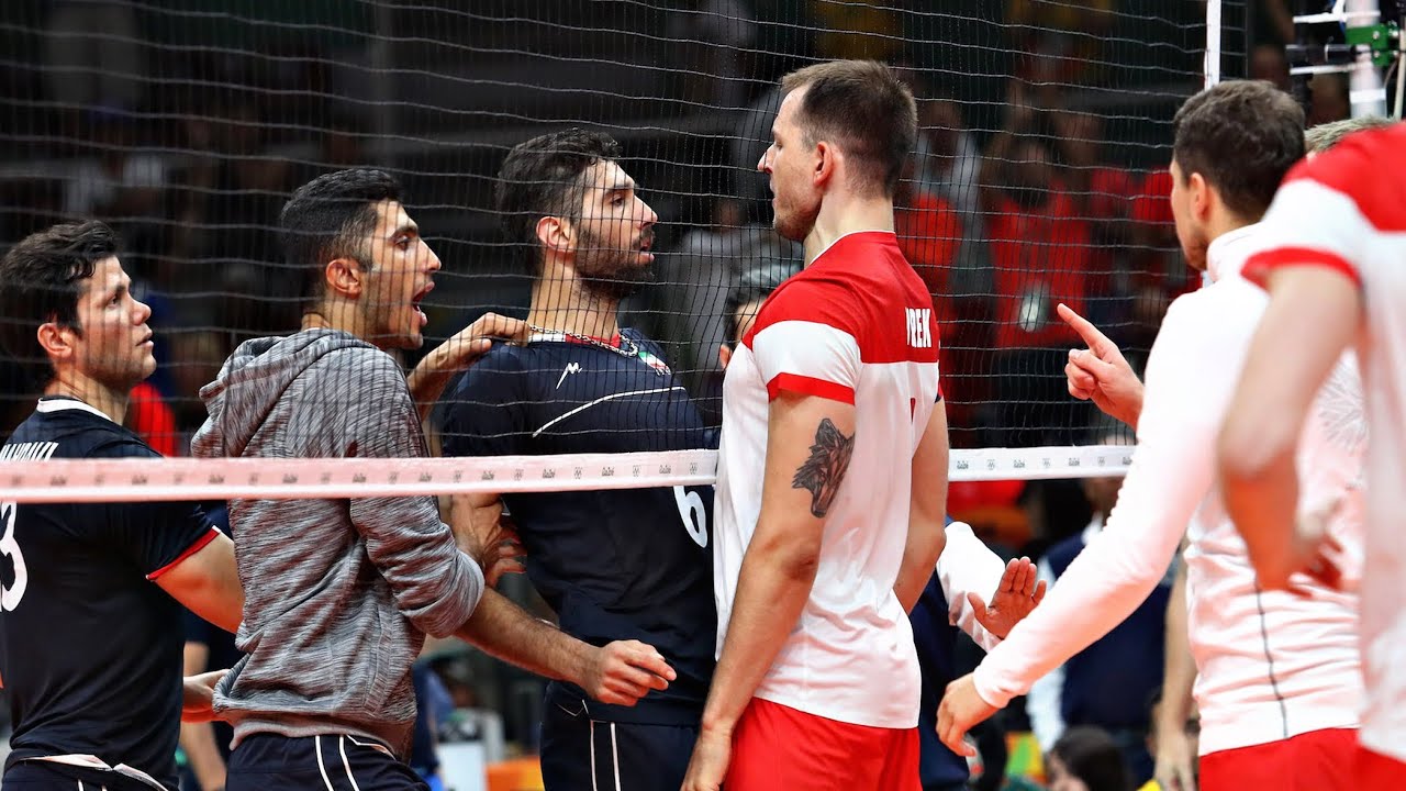 Volleyball Battle | Poland vs Iran | Crazy Moments (HD)