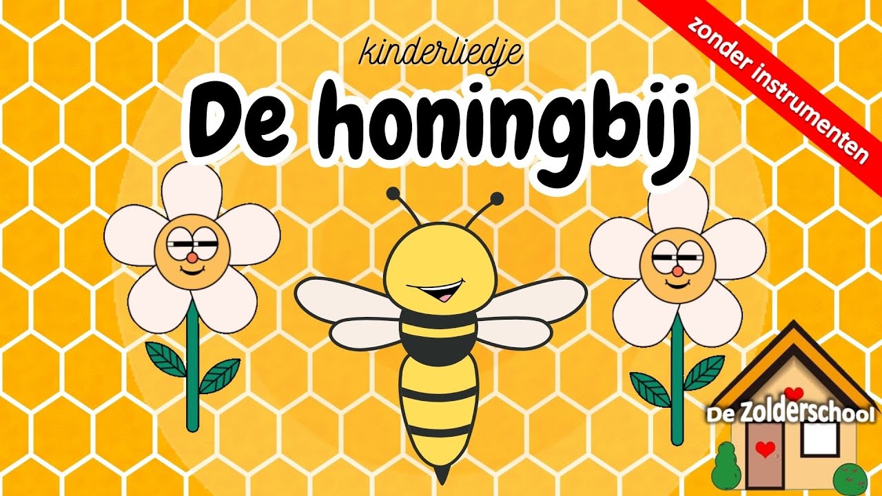 Kinderliedje: De honingbij - voor kinderen / baby -  zonder instrumenten