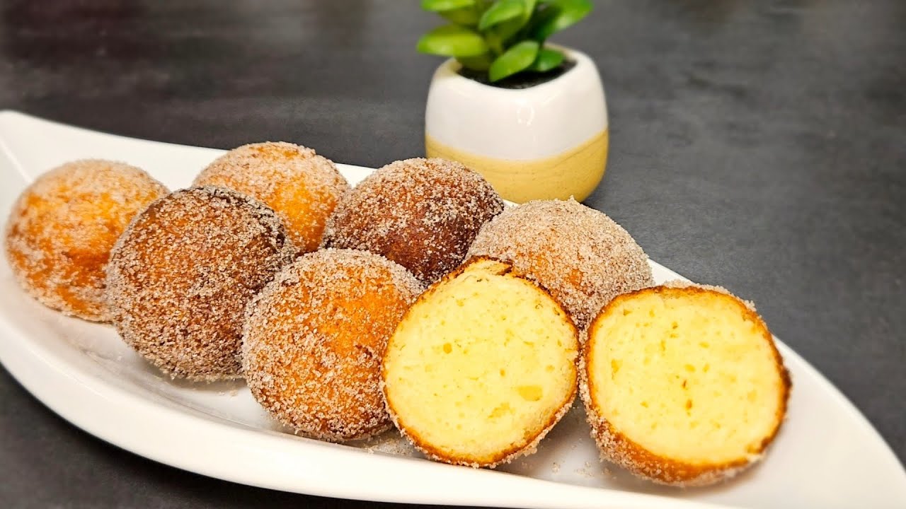 Воздушные Творожные Пончики, пальчики оближешь.  Fluffige Quarkbällchen, einfach und mega lecker. 
