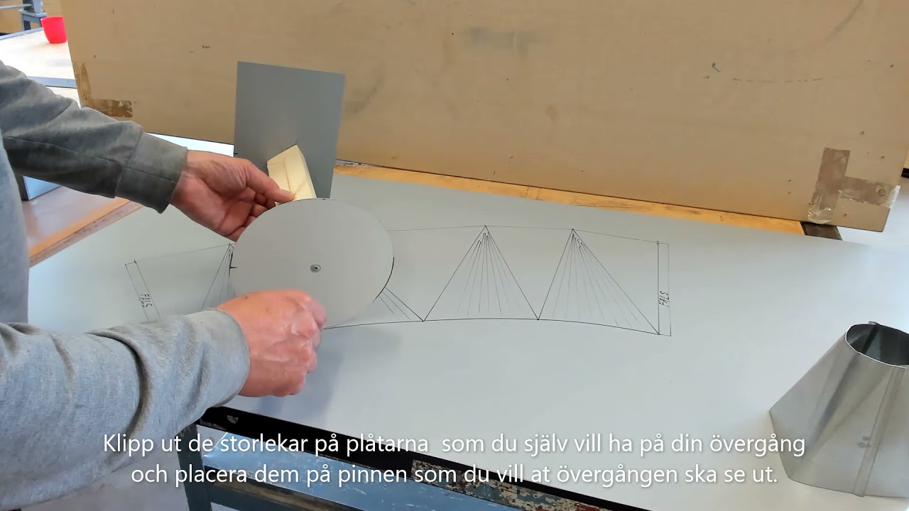 Övergång Runt till rektangulärt enkelt.