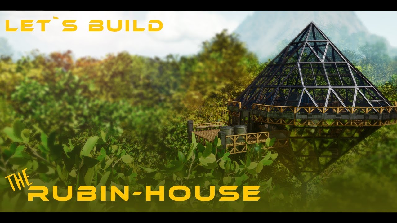 RUBIN HOUSE FOR RENT 🥰/SPEEDBUILD/a TINY GREENHOUSE BUILD/RUBIN-DESIGN7kreatives bauen in ARK/ASA