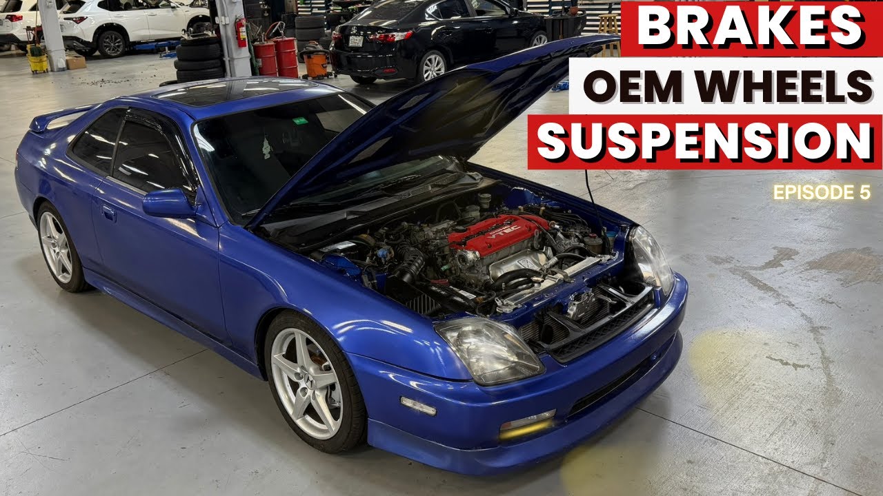 Наш бюджетный проект Honda Prelude получит капитальный ремонт передней подвески и тормозов, а так...