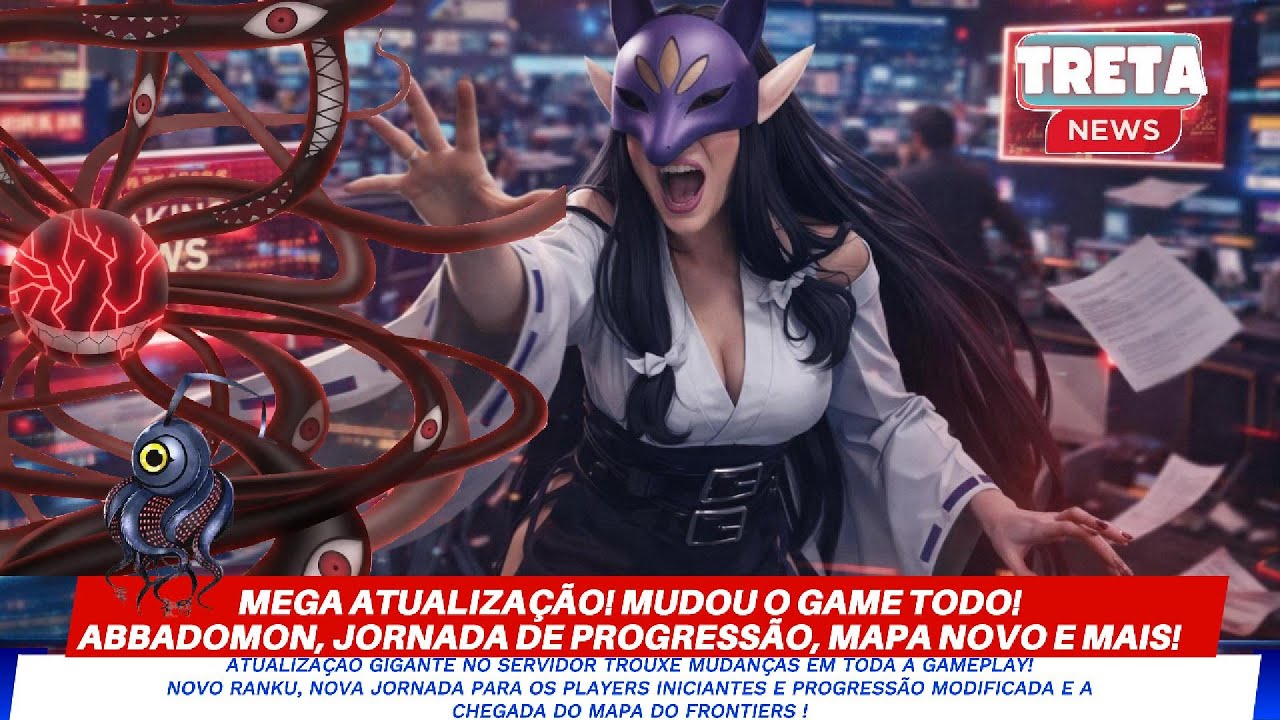 MEGA ATUALIZAÇÃO! MUDOU O GAME TODO! ABBADOMON, JORNADA DE PROGRESSÃO, MAPA NOVO E MAIS! LADMO - DMO