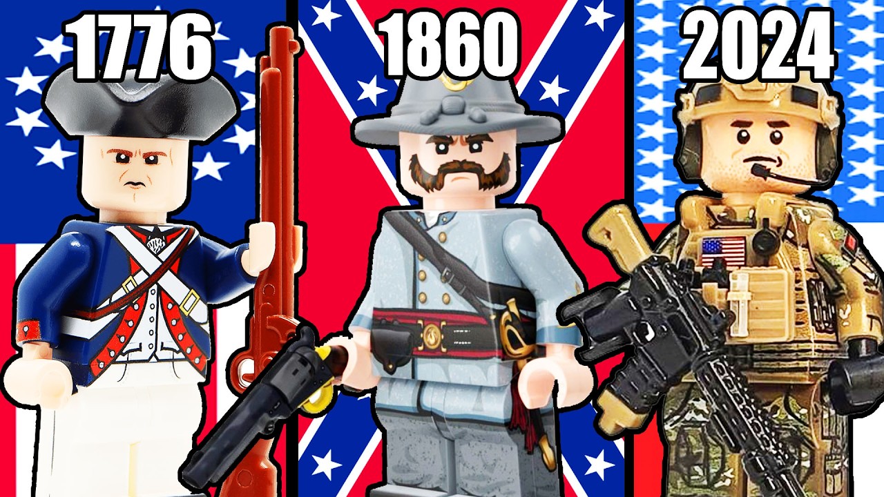 I built Every US ARMY Era in LEGO...