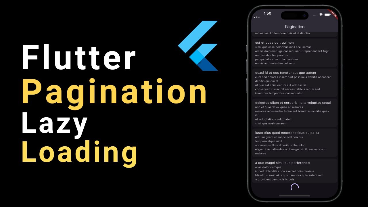 Как реализовать пагинацию и ленивую загрузку во Flutter | Учебное пособие по пагинации и ленивой ...
