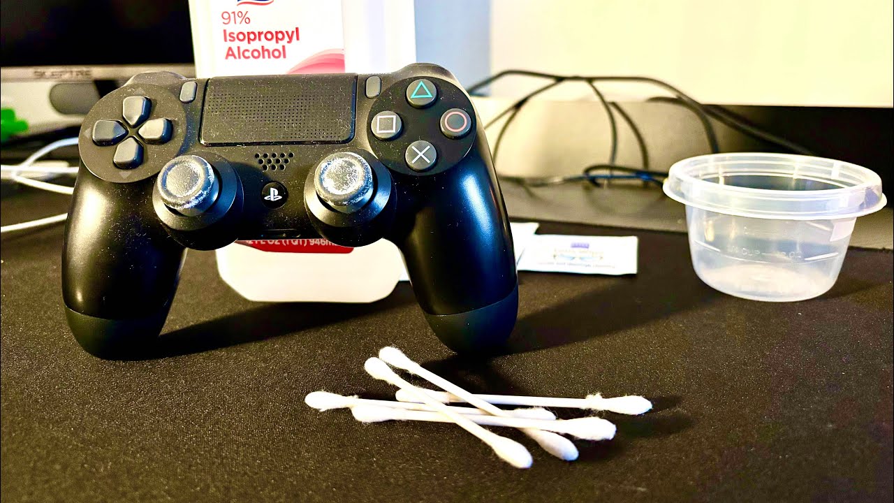 Whispered ASMR | Cleaning a Dirty PS4 Controller (So Satisfying) 😴 