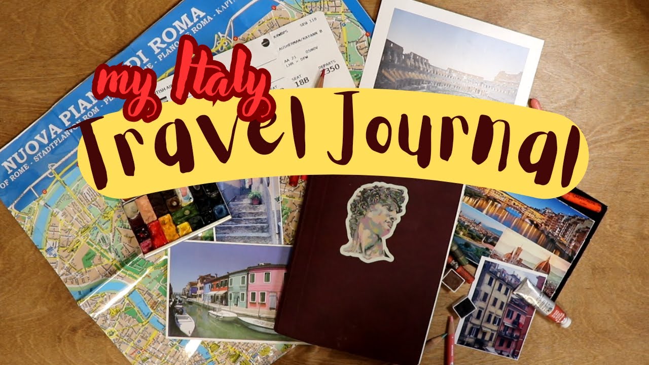 Italy Travel Journal Flip Through Part 1