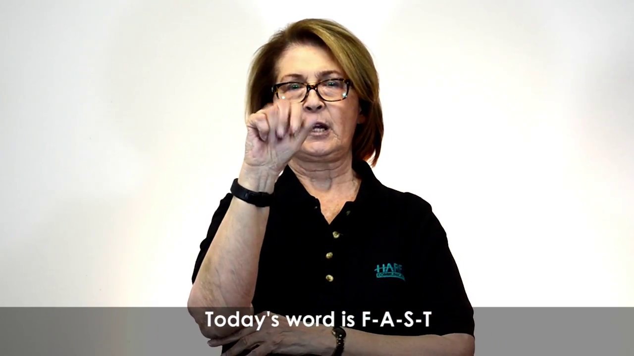 Harris Communications ASL Word of the Week: Fast
