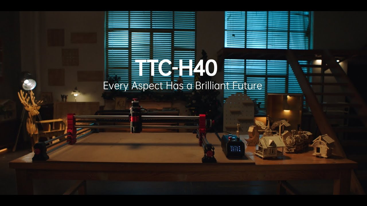 TTC-H40：CNC & Laser Engraving for All Your Projects