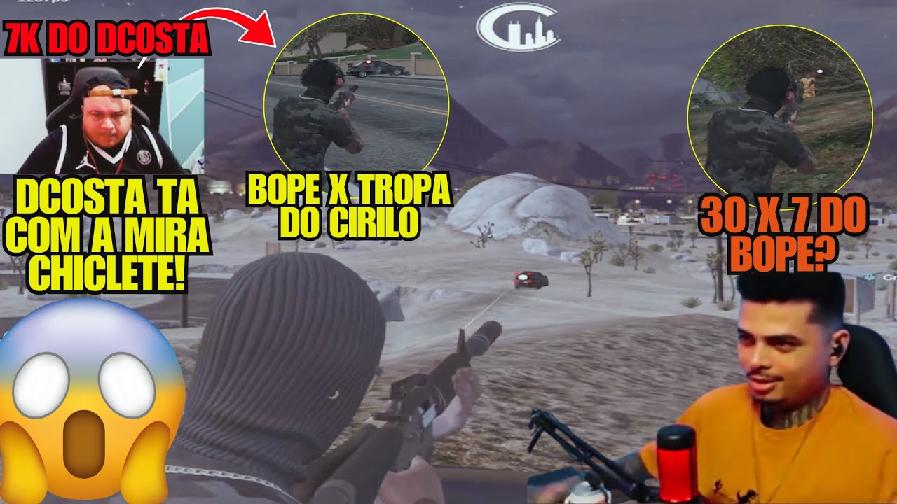 BOPE X TROPA DO CIRILO NO NORTE! 20X7? DCOSTA AMASSOU! (DCOSTA CLIPS)