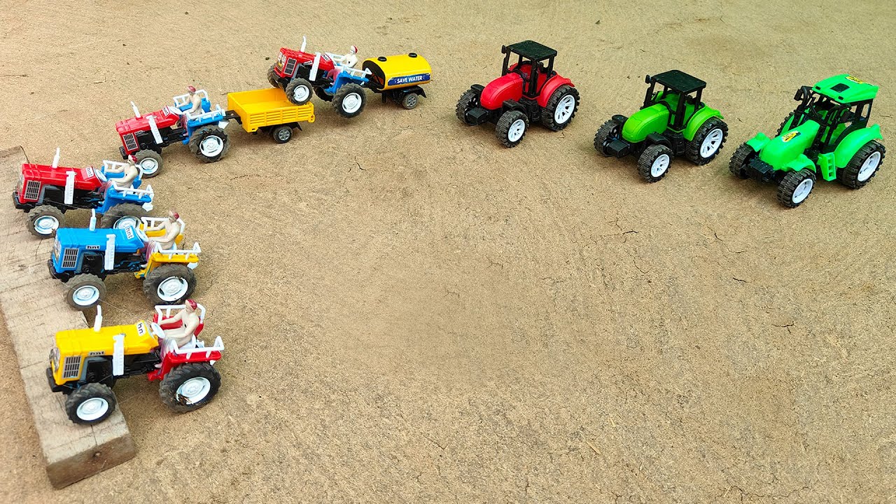 Holi Special RC Tractor, Water Dip and, Holi Color, Testing #rctruck #toys #rc