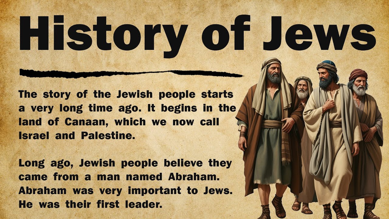 History of the Jews || Learn English Through Story 📖 Level 3 ✨ Graded Reader 🎧📚